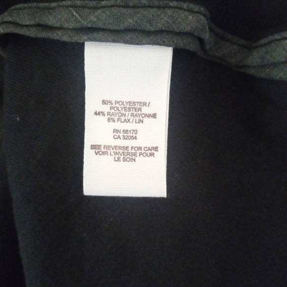 Free People Women's Full Sweep Black Anorak Jacket Linen Blend Size Large - Picture 5 of 7